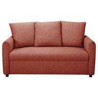 2-sitzer-sofa Aladin Rostfarben B: 161,5 Cm - Rostfarben/Schwarz, Basics, Textil (161,5/89/89cm) - P & B