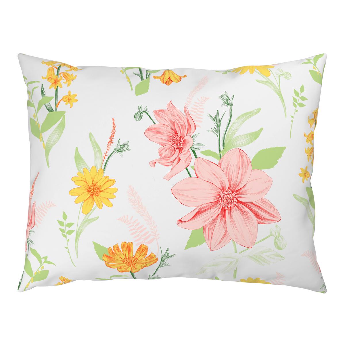 Bettwäsche Maila - Gelb/Rot, MODERN, Textil - Luca Bessoni