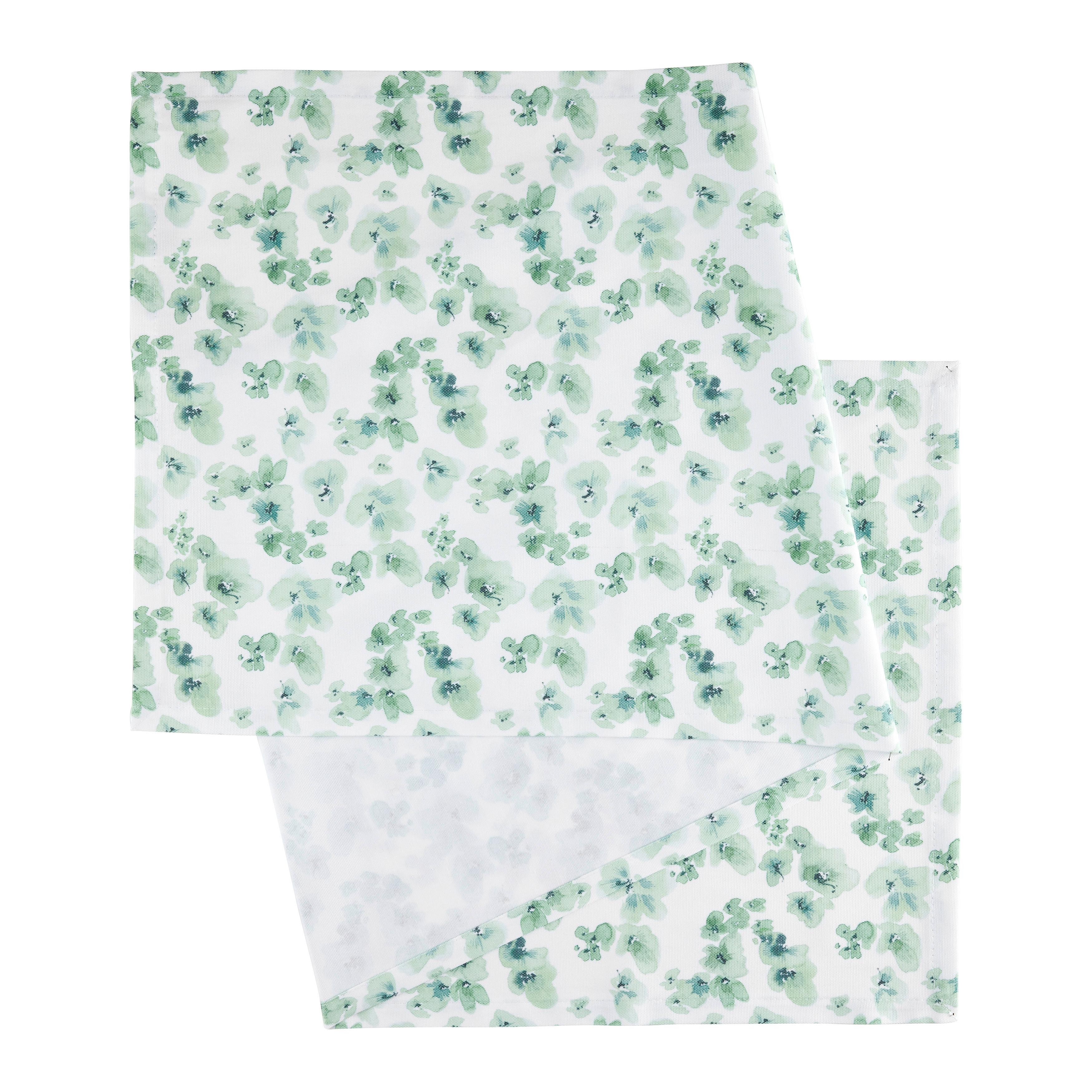 BĚHOUN NA STŮL STEFFI BEDRUCKT - zelená, Konvenční, textil (45/150cm) - Mömax