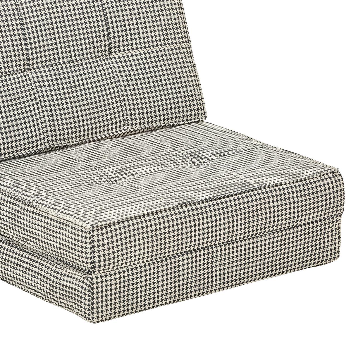 Schlafsessel Luc - Schwarz/Weiß, MODERN, Textil (74/61,5/80cm) - MID.YOU