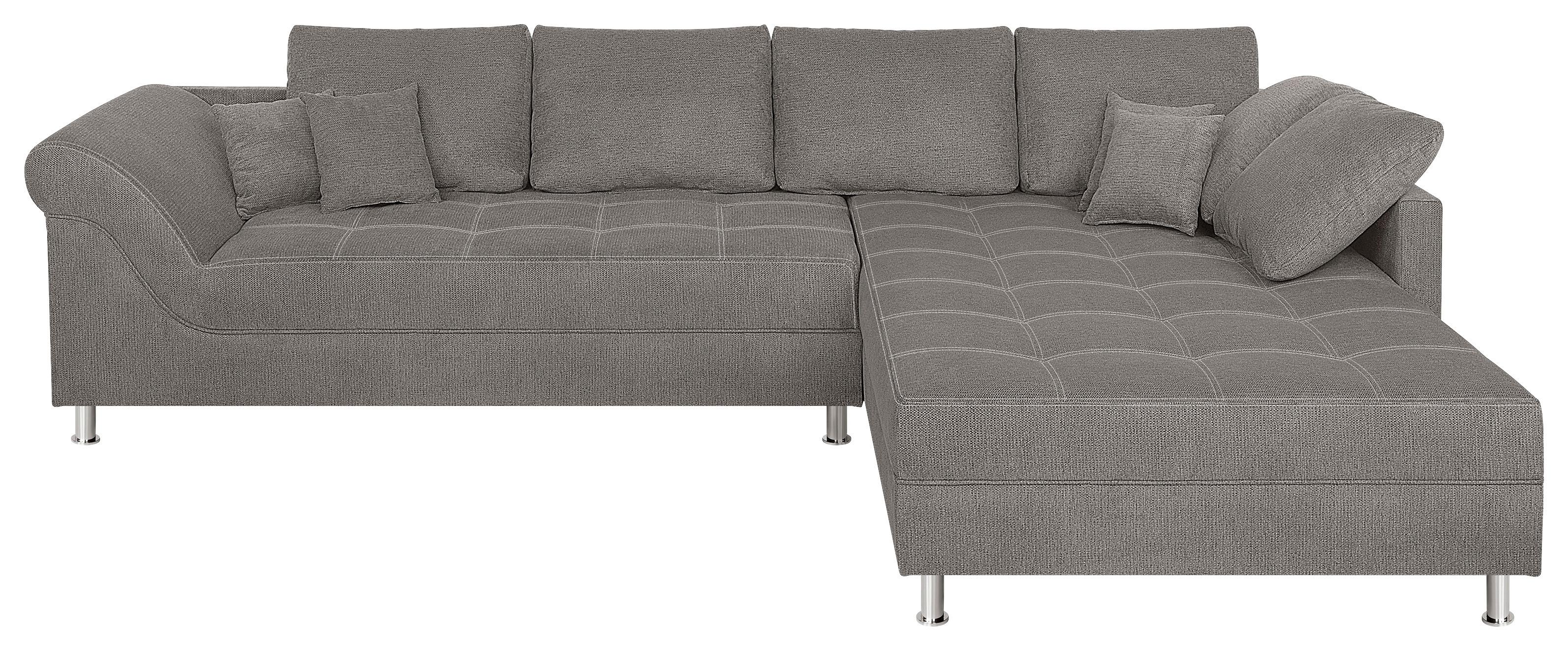 Rohová sedačka HANNA, obojstranná, mokka - čierna/mokka, Design, kompozitné drevo/textil (327/213cm) - P & B