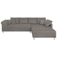 Rohová sedačka HANNA, obojstranná, mokka - čierna/mokka, Design, kompozitné drevo/textil (327/213cm) - P & B