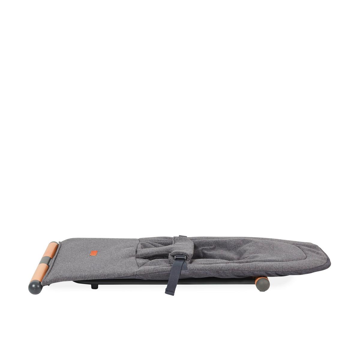 Schaukelwippe Evolux Anthrazit, B: 64 cm - Anthrazit, KONVENTIONELL, Holz/Textil (64/47/65,5cm) - Childhome
