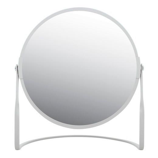 Standspiegel Akira Matt-White - Weiß, Basics, Glas (18,4/10,5/20cm)