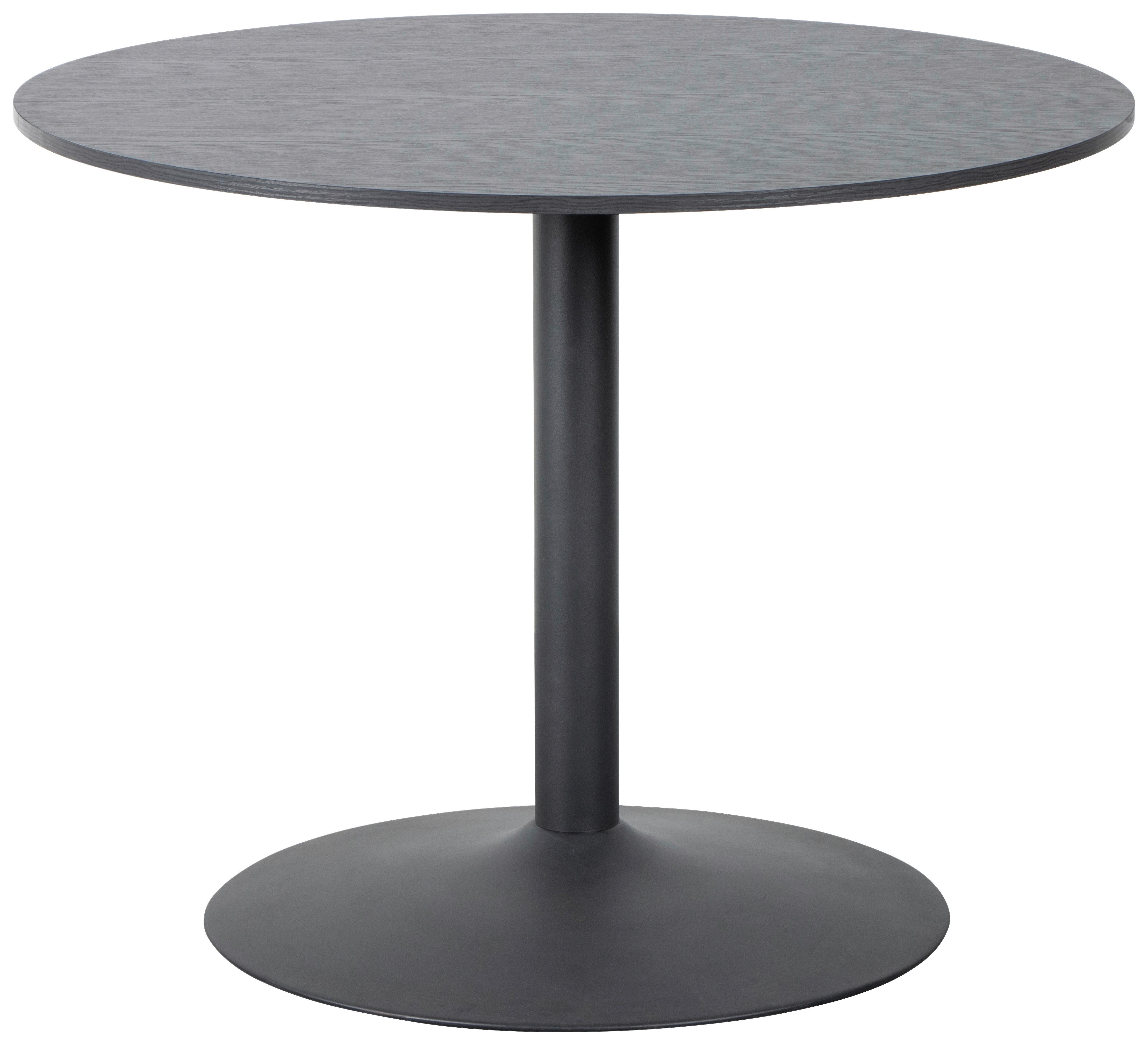 Esstisch Björn Giga-S - Schwarz, MODERN, Holzwerkstoff/Metall (87/75/87cm)
