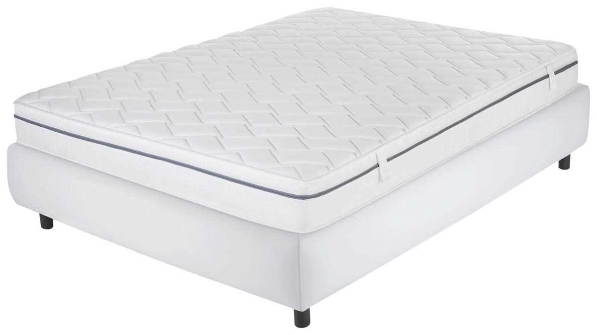 Kaltschaummatratze Air Wave 160x200 Cm H2/h3 H: 19 Cm - Weiß, Basics, Textil (160/200cm) - MID.YOU