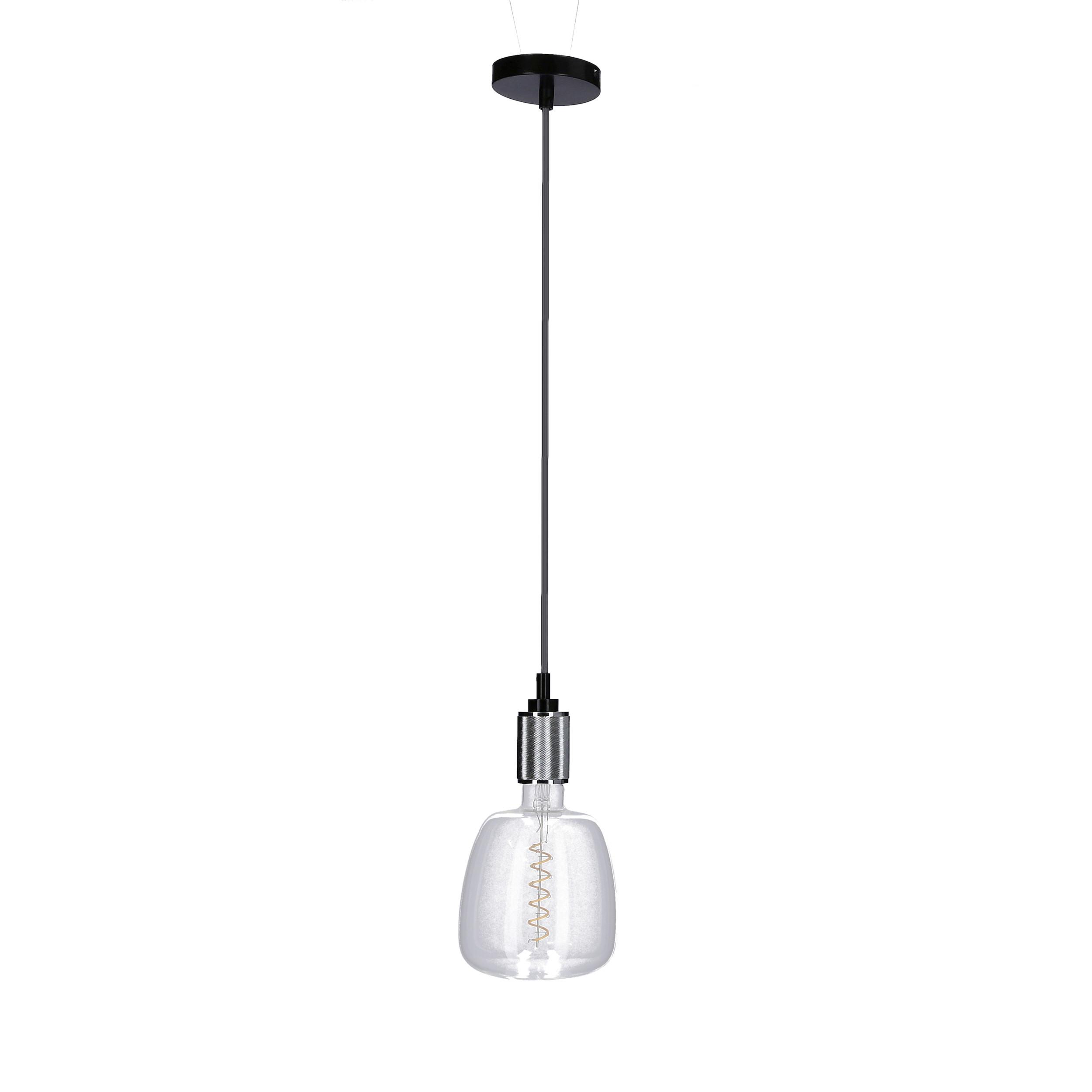 HÄNGELEUCHTE 31-05472 - Chromfarben, Basics, Metall (10/10/100cm)