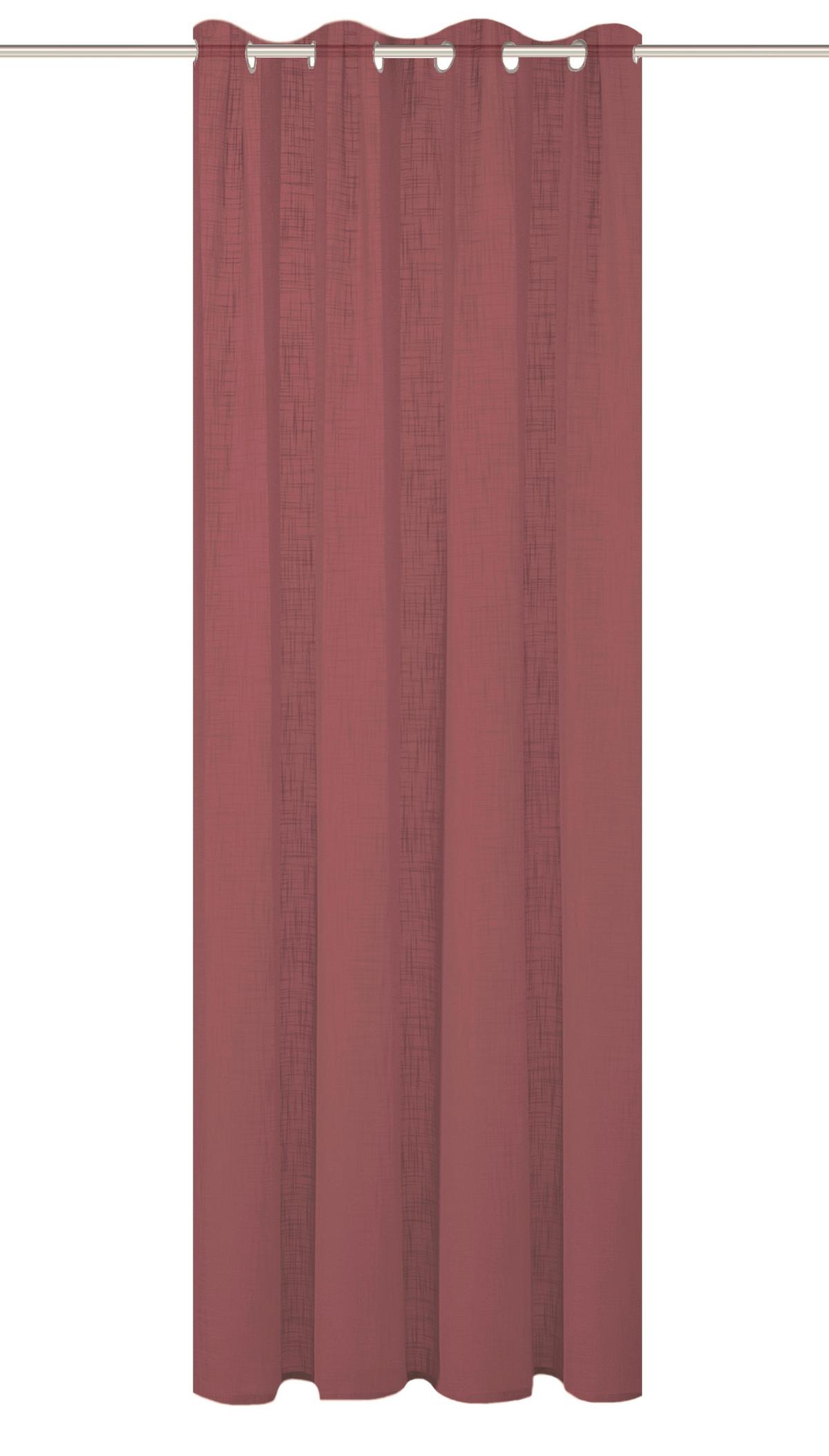 Ösenvorhang Softy - Beere, Basics, Textil (140/160cm)