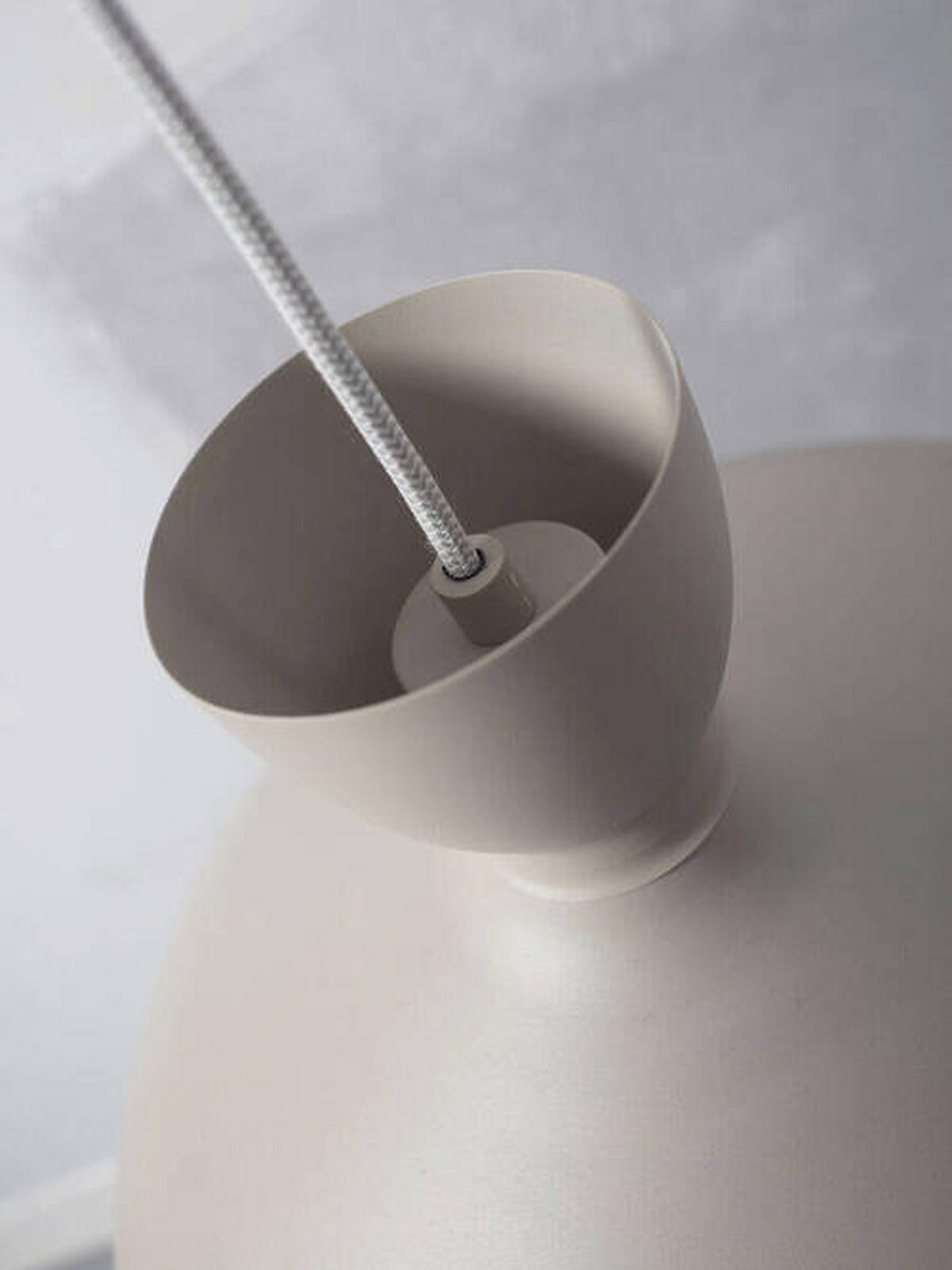 Hängeleuchte Hanover/h40/lg - Hellgrau, Trend, Metall (40/22cm) - It's about Romi