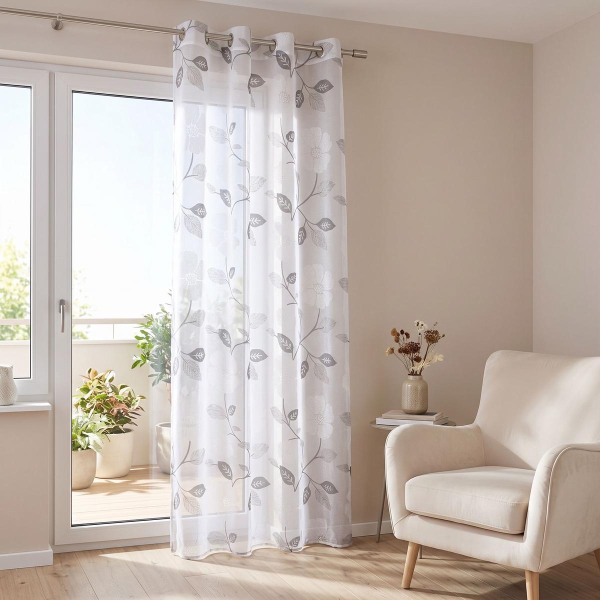 Készfüggöny Iver Kb. 140/245cm - szürke, Modern, textil (140/245cm) - Luca Bessoni