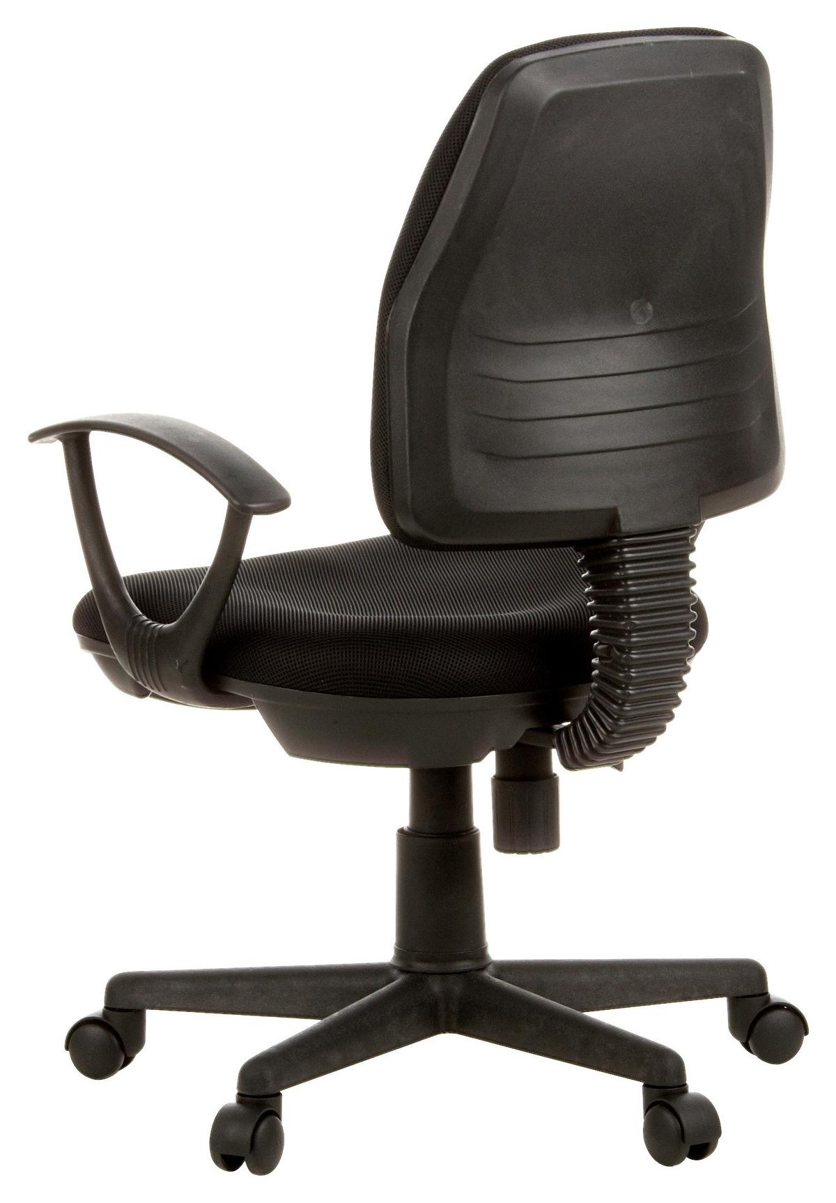 Drehstuhl City 10 Schwarz - Schwarz, MODERN, Kunststoff/Textil (57/106/44cm) - MID.YOU