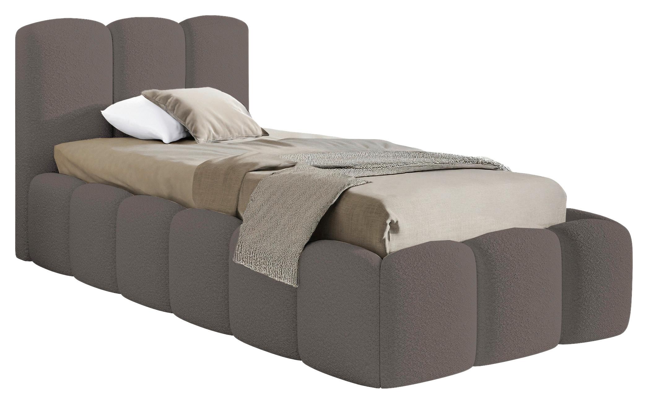 Polsterbett Artamide Dunkelgrau Lf: 90x200 cm - Dunkelgrau, MODERN, Holz/Textil (90/200cm) - Livetastic