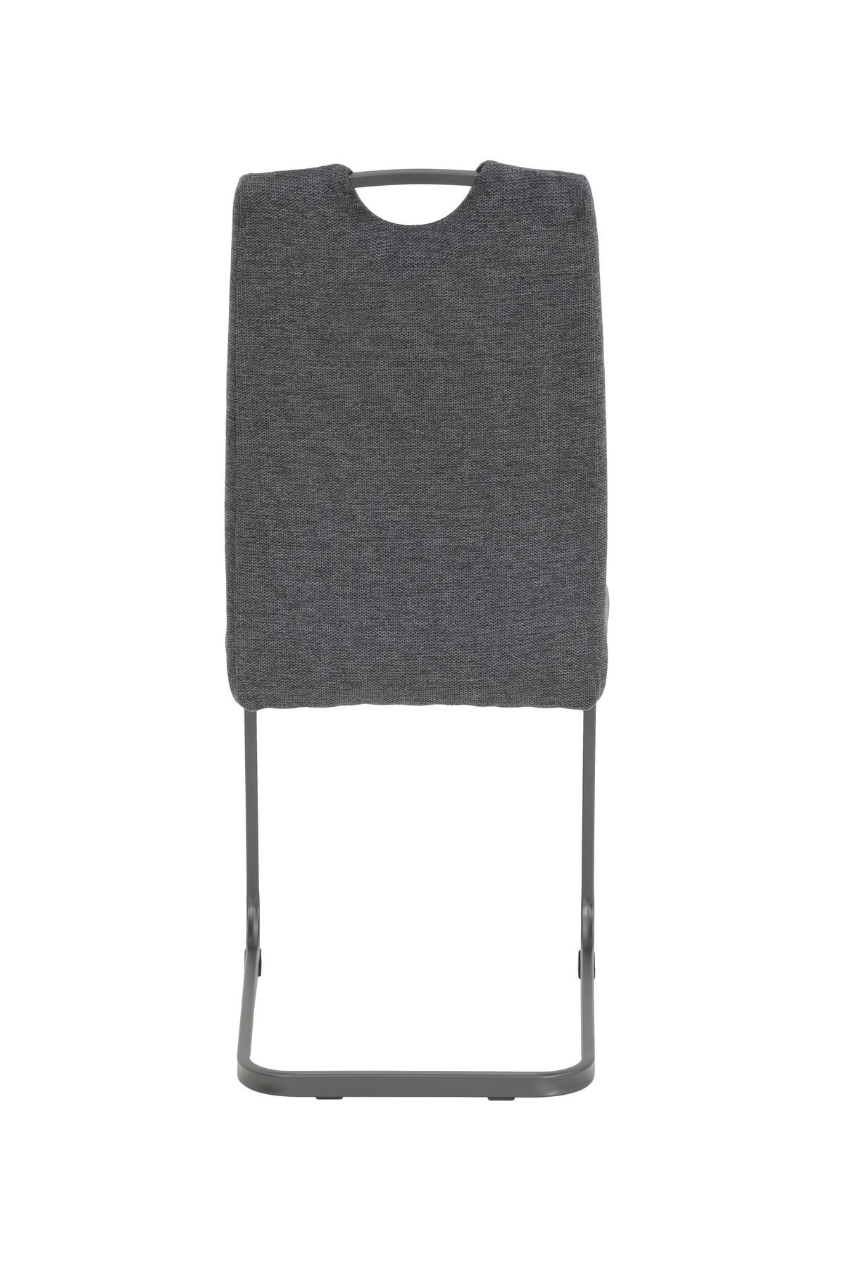 Tischgruppe Britta I G - Anthrazit/Eiche Artisan, MODERN, Holzwerkstoff/Textil (140-220/76/90cm) - MID.YOU