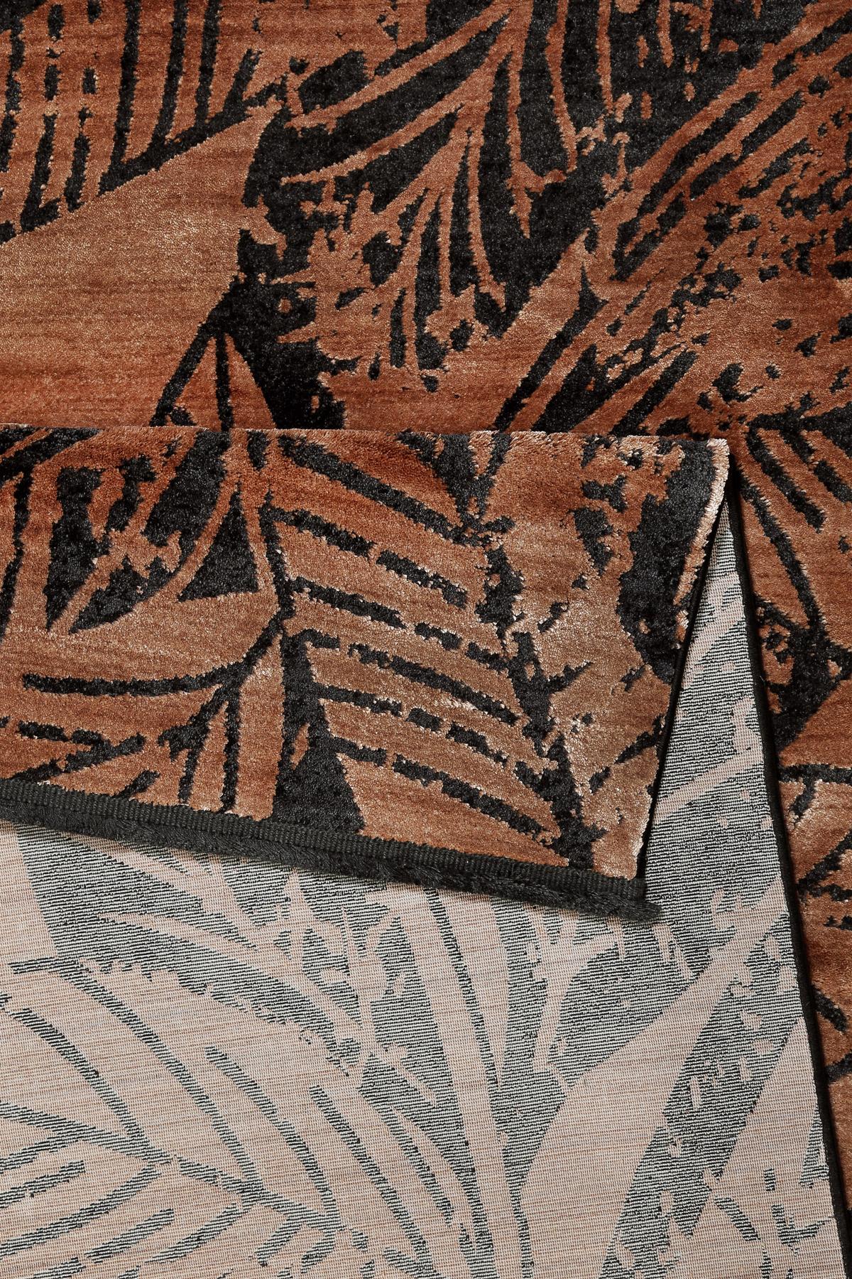 Webteppich Braun/cognac, Floral - Cognac/Braun, Design, Textil (120/170cm) - Esprit