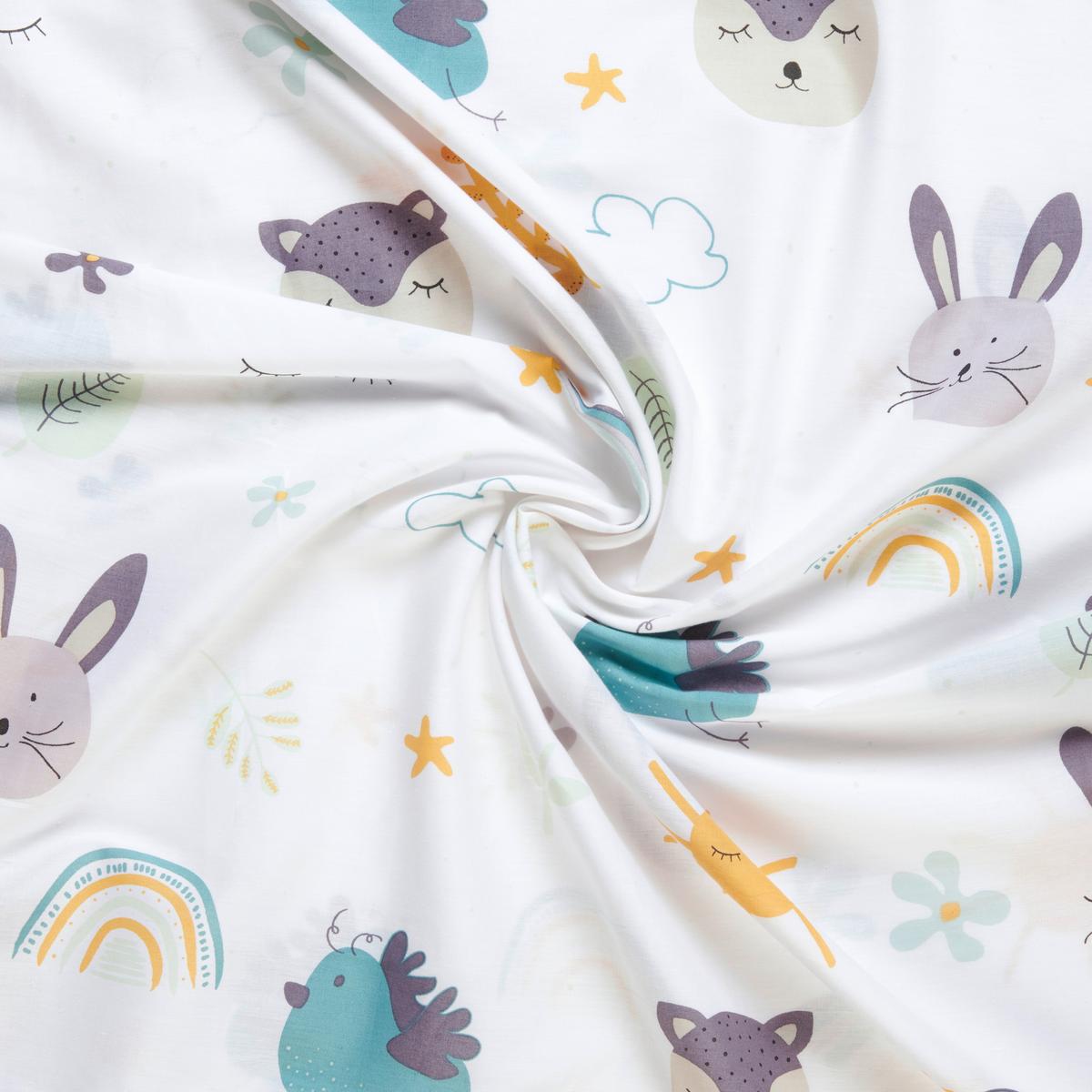 DĚTSKÉ POVLEČENÍ Sunny, 40/60+100/135cm - bílá, Moderní, textil (100/135cm) - Premium Living