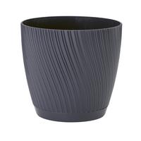 Obal na květináč MIRA COMPLETE ECO 15 - antracitová, Konvenční, plast (14,8/13,7cm) - Mömax