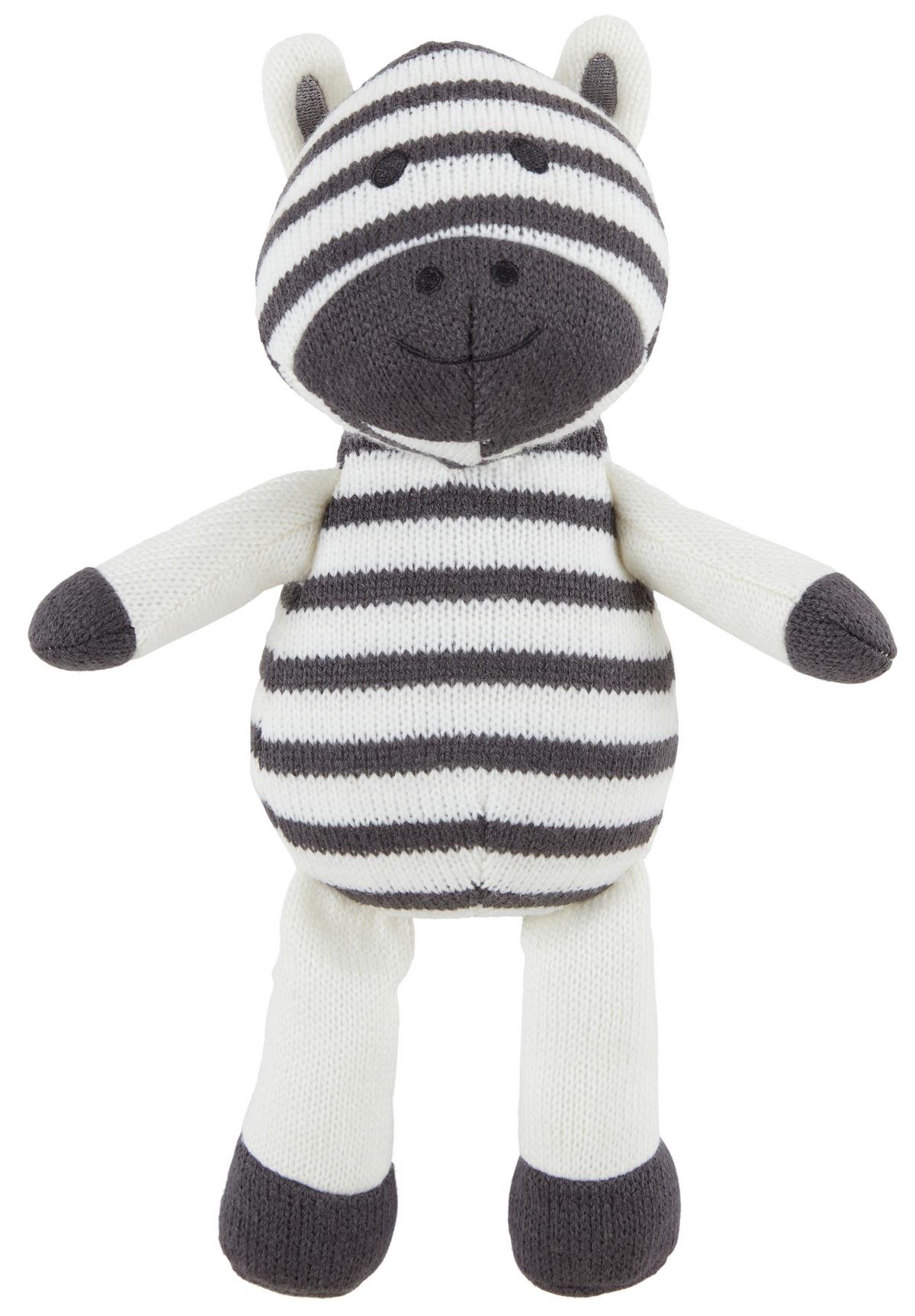 PLYŠÁK Sally, v: 28cm - černá/hnědá, Konvenční, textil (28cm) - Modern Living