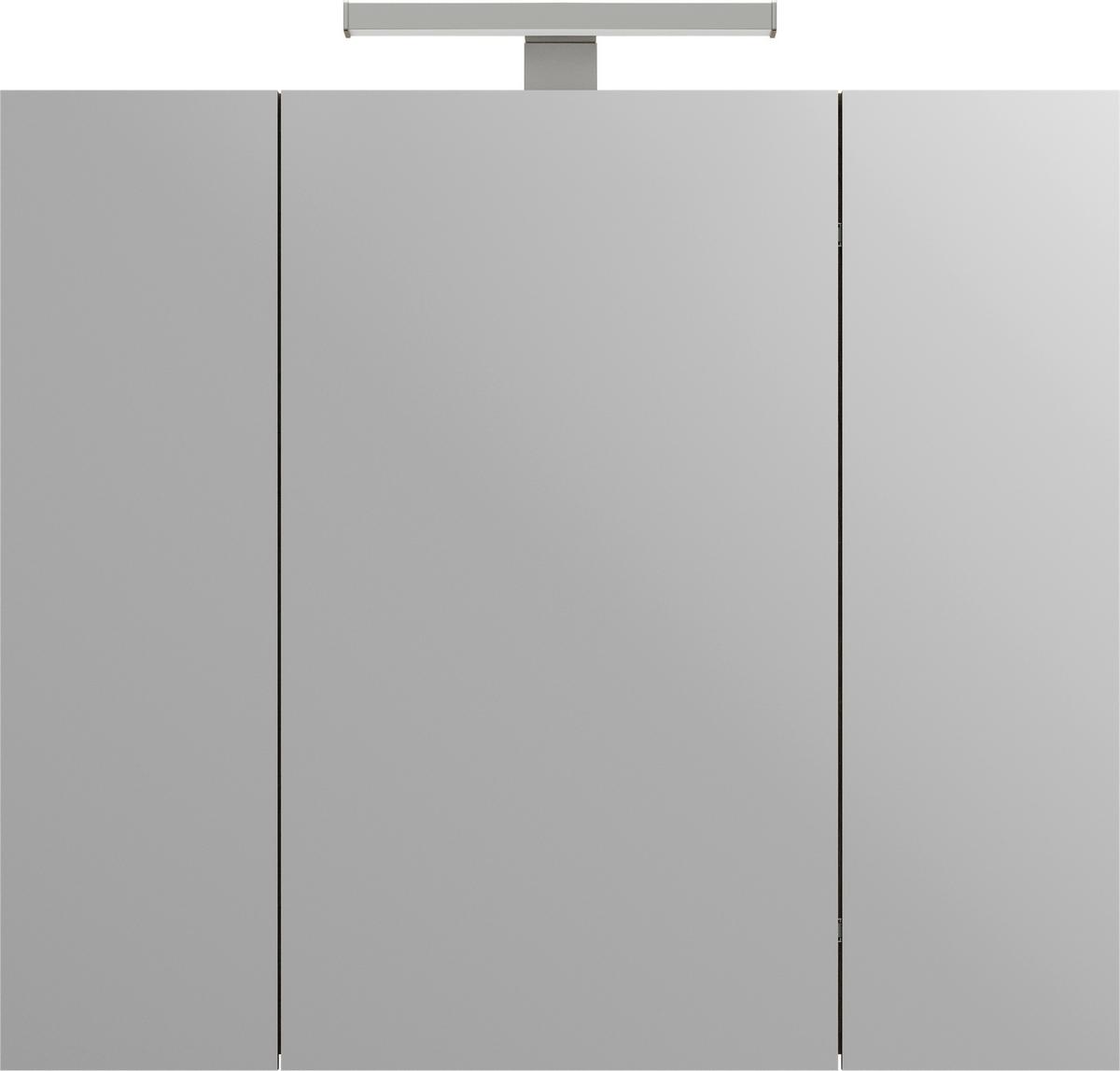 Spiegelschrank Sana Eiche Artisan B: 80 cm - Eiche Artisan, MODERN, Holzwerkstoff (80/74/20cm) - Stylife