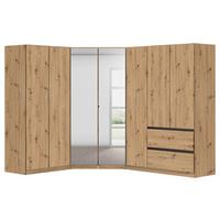 Eckkleiderschrank Costa Eiche Artisan Dekor - Eiche Artisan, MODERN, Holzwerkstoff (208/197/253cm) - Rauch Möbel