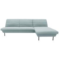 Ecksofa Looks Ix Mintgrau - Mintgrau/Schwarz, Design, Textil (274/168cm) - LOOKS by W.Joop