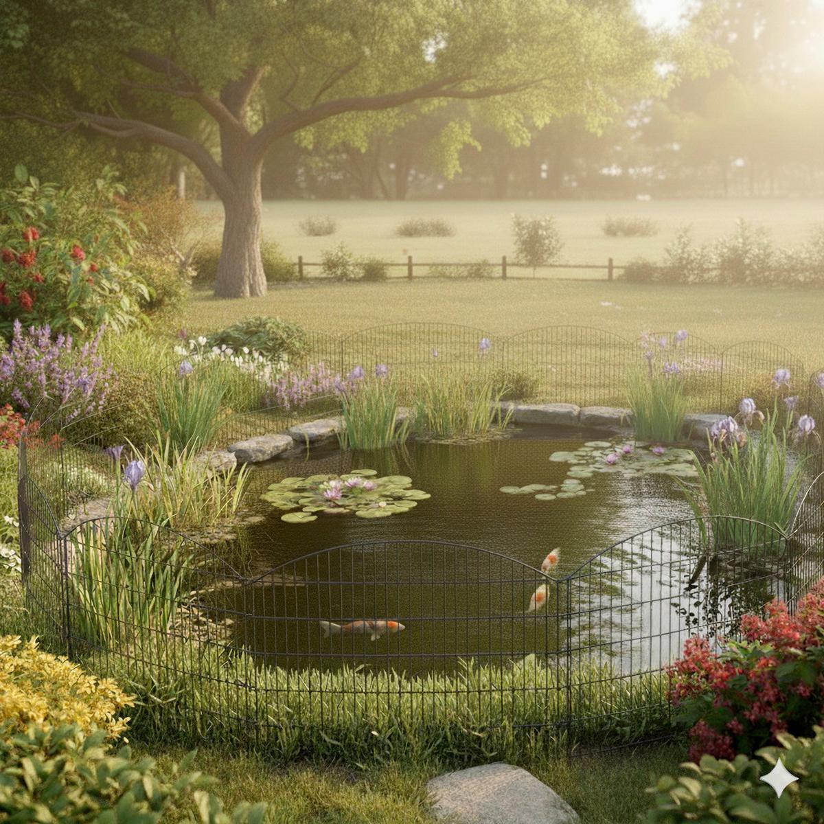 Dekozaun 1202181-198841 - Dunkelgrün, Basics, Metall (390/79/1cm)