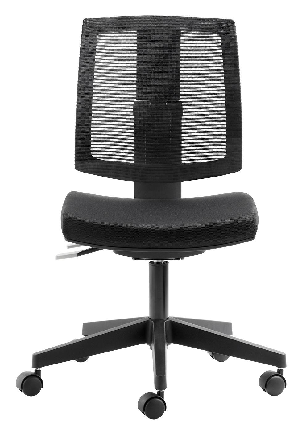 Drehstuhl My Ladylike Anpassbar Schwarz - Schwarz, MODERN, Kunststoff/Textil (65/88-97/64cm) - MID.YOU