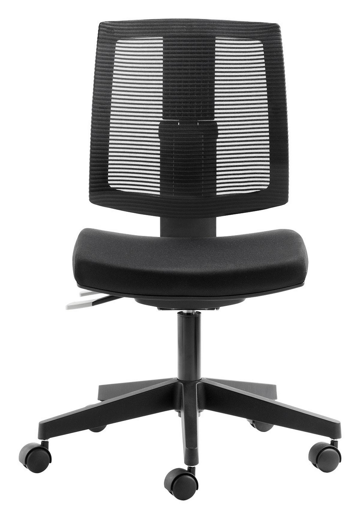 Drehstuhl My Ladylike Anpassbar Schwarz - Schwarz, MODERN, Kunststoff/Textil (65/88-97/64cm) - MID.YOU