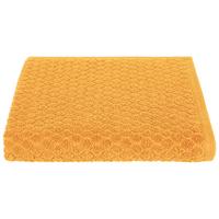 Duschtuch Elena Baumwolle 450 G/M2 Gelb 70x140 cm - Gelb, MODERN, Textil (70/140cm) - Luca Bessoni