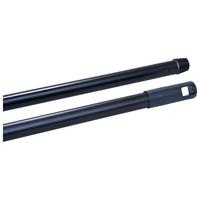 Besenstiel Eisen Basic L: 118 cm Schwarz mit Schraubgewinde - Schwarz, KONVENTIONELL, Metall (118cm) - Ondega