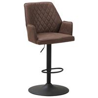 BARHOCKER DONNY - Taupe/Schwarz, KONVENTIONELL, Textil/Metall (42/114/52cm) - MID.YOU