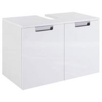 Waschbeckenunterschrank Hängend Mars B: 65 Cm Weiß - Weiß, MODERN, Holzwerkstoff (65,0/46,5/35,0cm) - MID.YOU