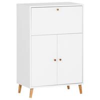 Sekretär Serie 500 Weiß B: 65,2 Cm - Weiß, MODERN, Holzwerkstoff (65,2/101,7/39cm) - MID.YOU