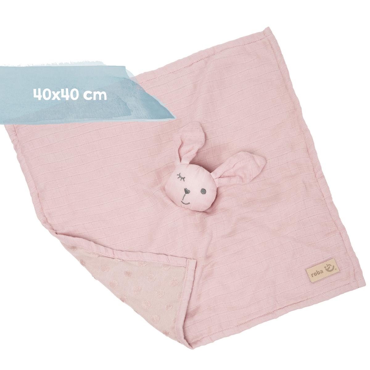 Geschenkset rosa/Mauve Kuscheln & Spielen 3-Teilig. - Altrosa, MODERN, Textil - Roba
