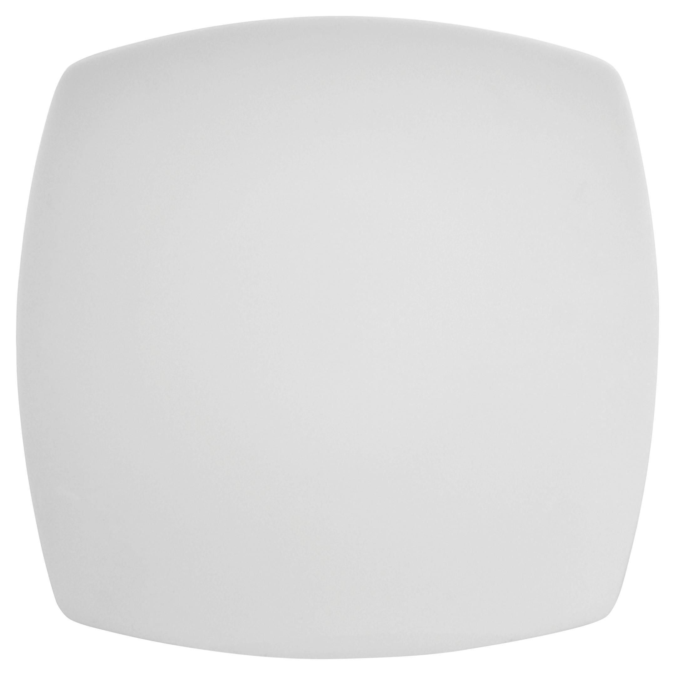 Luca Bessoni Speiseteller Porzellan Weiß Eckig Maya ca. 26 cm