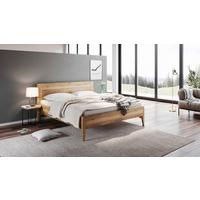 Bett Laura Naturfarben /Wildeiche 160x200cm - Wildeiche/Naturfarben, MODERN, Holz (160/200cm) - MID.YOU