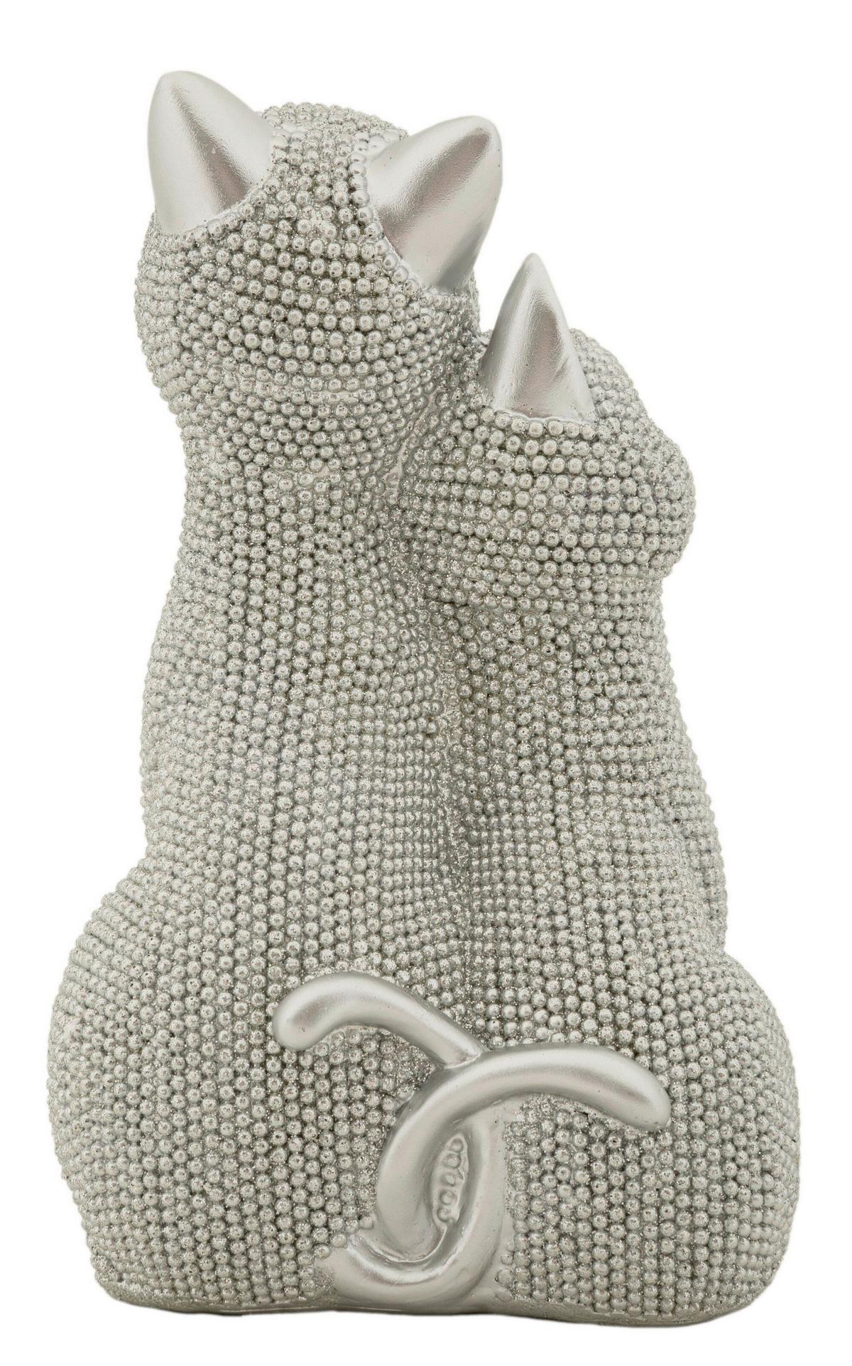 Skulptur Kunststoff, Silver - Basics, Kunststoff (13/21/10cm)