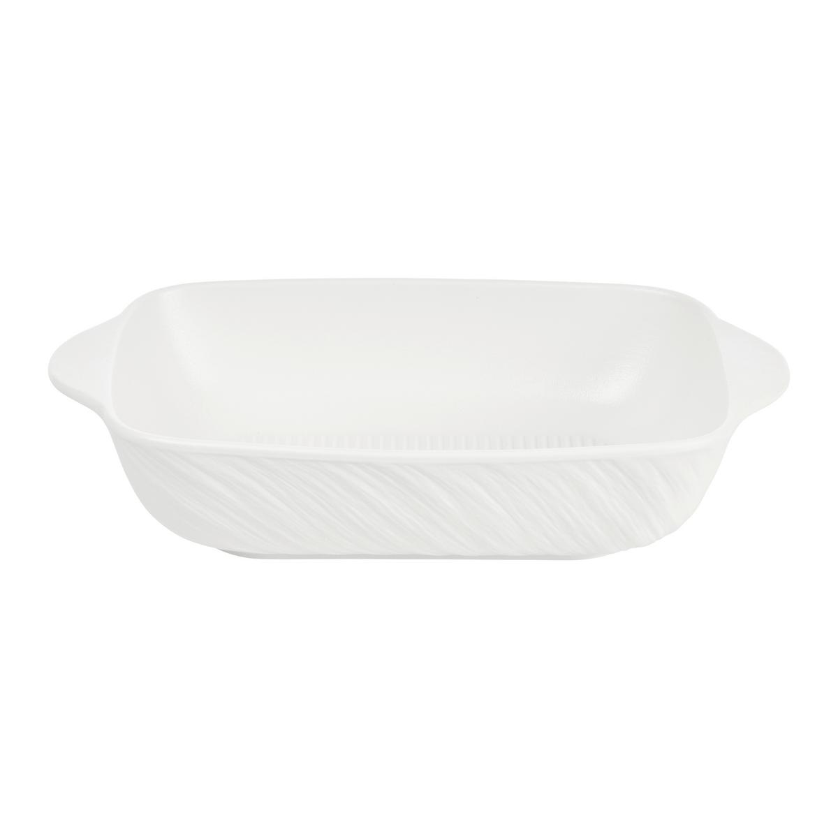 zapékací miska RUKI - L - bílá, Konvenční, keramika (27.3/19.5/7cm) - Mömax