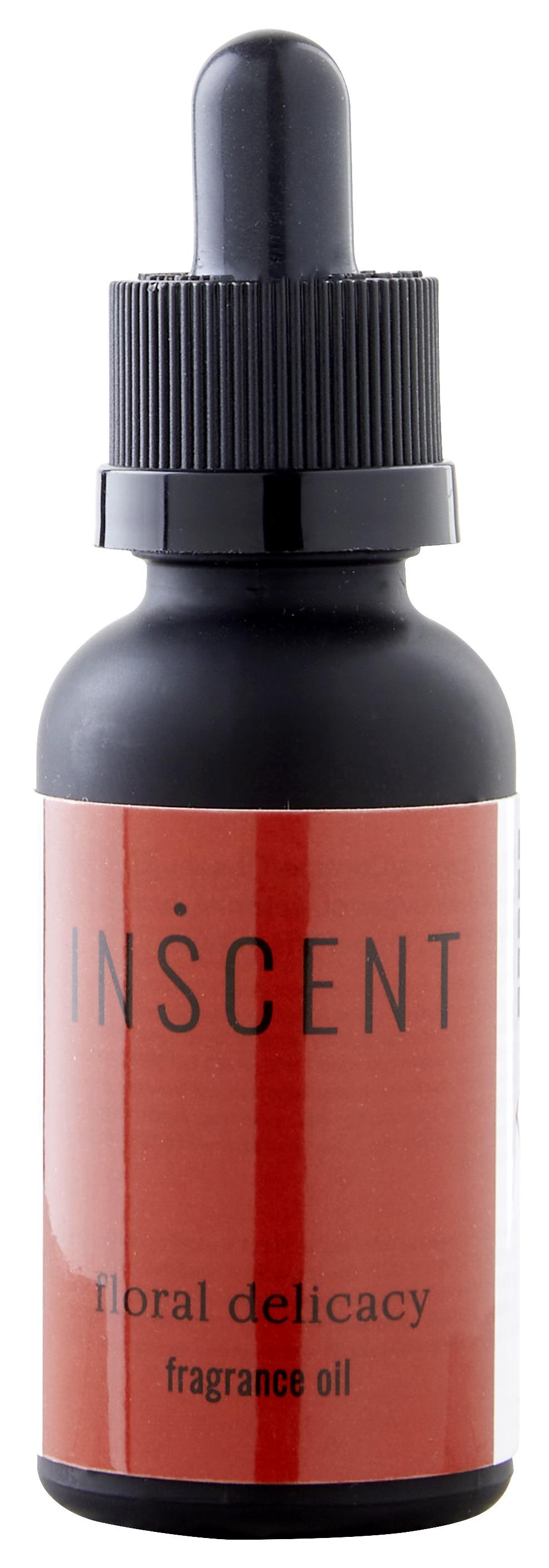 Parfémovaný olej Floral Delicacy, 30ml - černá/červená, Design, sklo (30ml) - Inscent