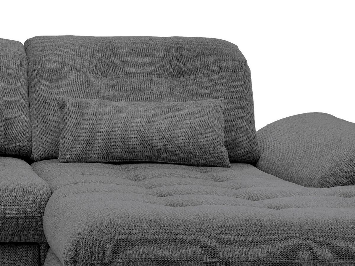Ecksofa Mit Bettkasten Rigatti Anthrazit S: 314x184cm - Chromfarben/Anthrazit, MODERN, Textil (314/184cm) - Livetastic