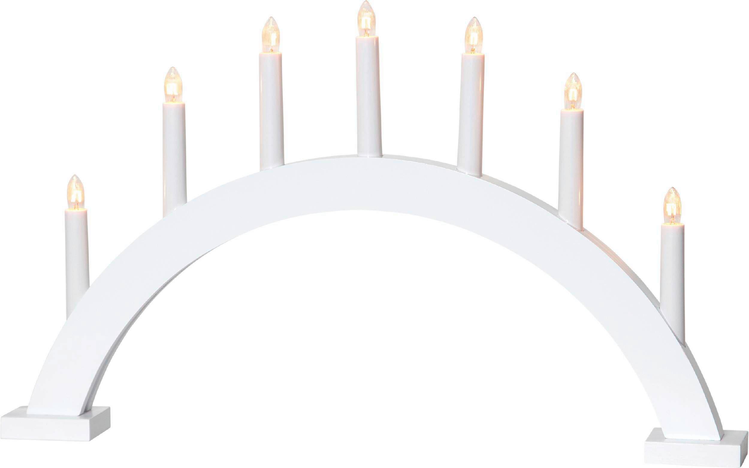 LED-Dekoleuchte Weiß Länge: 57 cm - Weiß, Basics, Holz/Kunststoff (57/6/34cm) - Eglo