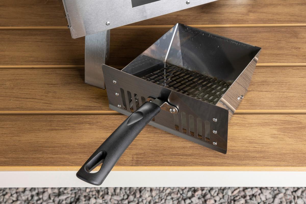 Pizzaofen Digos Silberfarben - Silberfarben, KONVENTIONELL, Metall (85.8/49.9/37cm) - Gardenson
