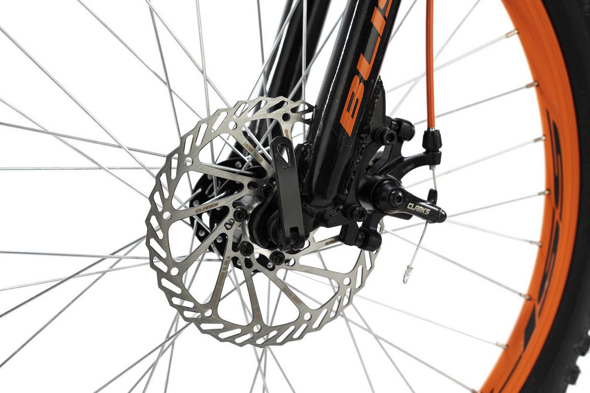 Kinderfahrrad 24 Zoll Mtb Bliss 18 Gänge - Schwarz/Orange, Basics, Metall (180/70/80cm) - KS Cycling