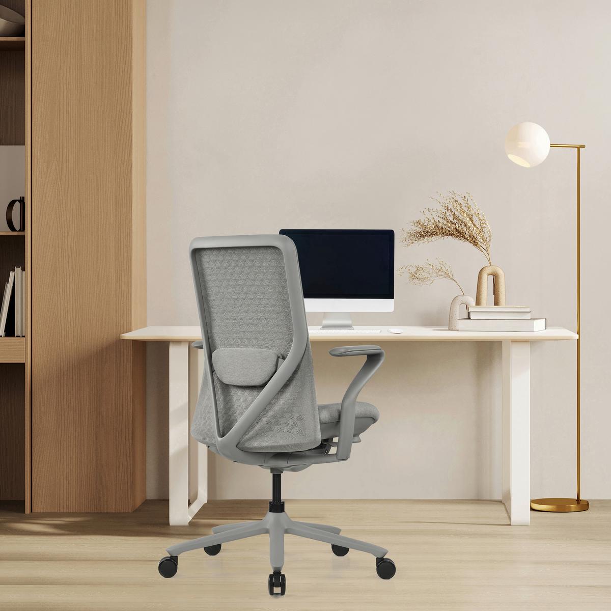 DREHSTUHL Vervio Grau B: 63cm - Grau, MODERN, Kunststoff/Textil (63/111/67cm) - MID.YOU