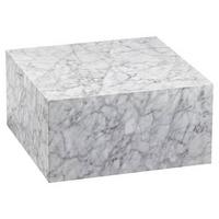 Konferenčný stolík MONOBLOC biely - biela, Modern, kompozitné drevo (60/60/30cm) - MID.YOU
