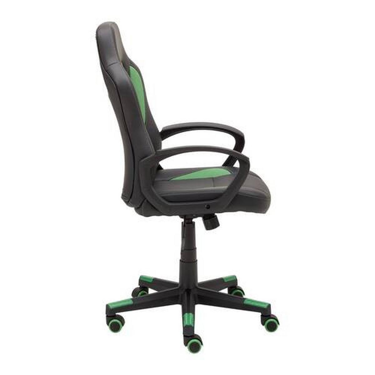 Kancelářská židle LIA -EXKLUSIV- - černá/zelená, Moderní, textil/plast (56/104-113/64cm) - Mömax