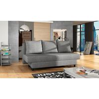 Schlafsofa Amaza - Schwarz/Grau, Design, Textil (190/83/82cm) - MID.YOU