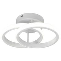 Led-deckenleuchte, 4000k Denise - Weiß, Basics, Kunststoff/Metall (26,5/18,5/10,5cm) - Luca Bessoni