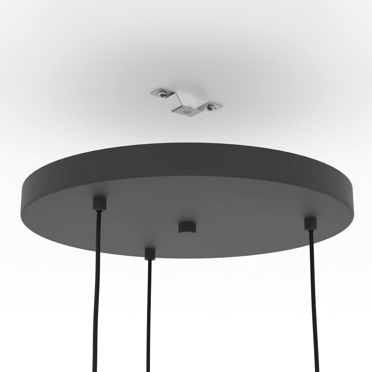 Hängeleuchte 900686* Romazzina - Schwarz, Design, Metall (46/110cm) - Eglo