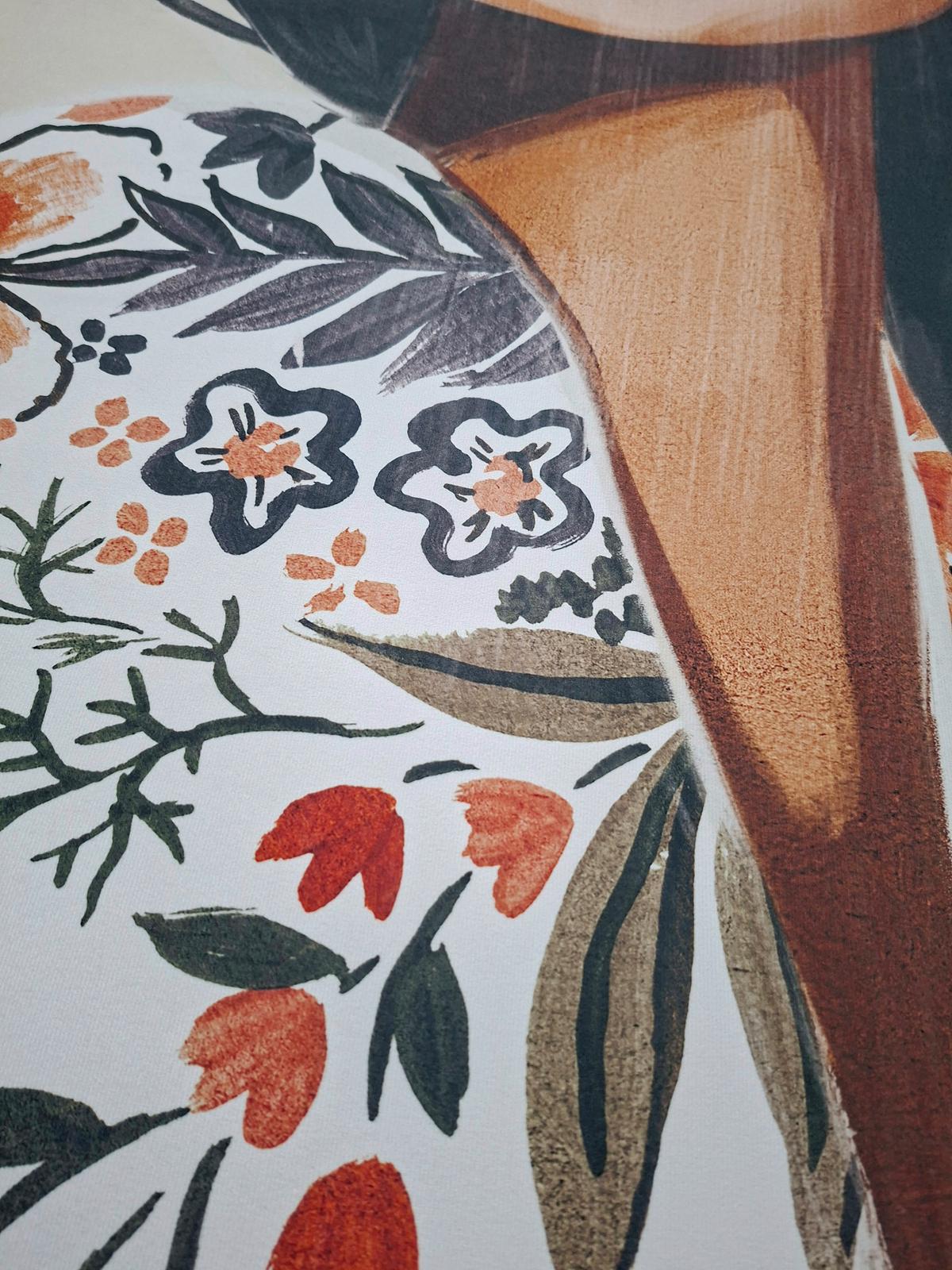 Obraz na plátne DENISE BIG - viacfarebná/farba wenge, kompozitné drevo/textil (100/140cm) - Mömax