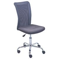 JUGENDDREHSTUHL BONNIE GRAU - Chromfarben/Grau, MODERN, Kunststoff/Textil (43/88/56cm) - MID.YOU